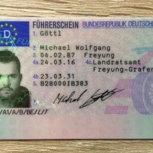 GERMAN DRIVER’S LICENSE