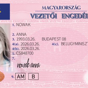 HUNGARIAN DRIVER’S LICENSE ONLINE